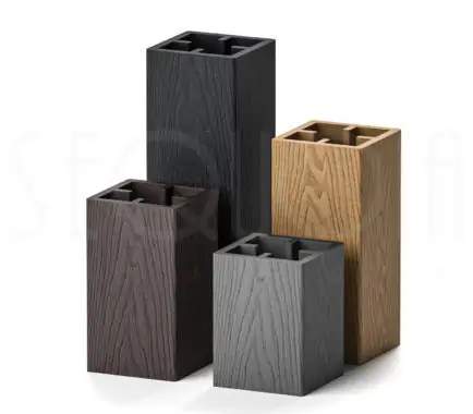 Столб SEQUOIA® Evolution 3D WOOD BROWN