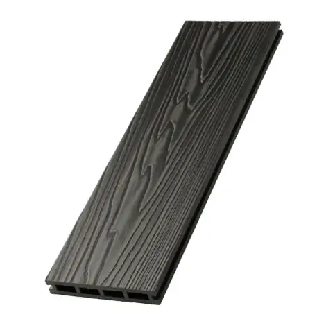 Террасная доска ТехноДПК Grand 3D 146х24х3000 Графит