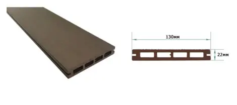 Террасная доска Terrapol Smart 3D 130х22х3000 Анис