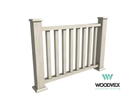 Перила ДПК WoodVex Select Colorite 90х45х3000