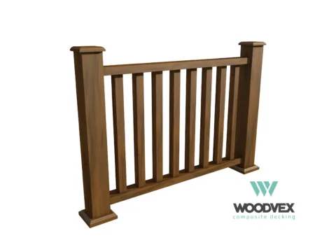 Перила ДПК WoodVex Select Colorite 90х45х3000