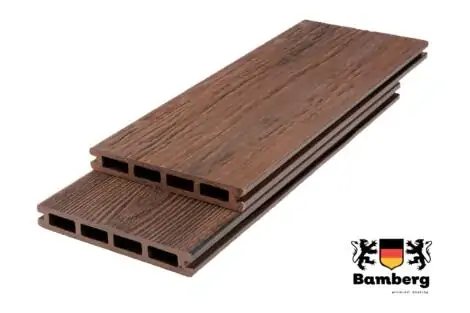 Террасная доска Bamberg Square Natural 3D 147х21х3000 Африканская бубинга