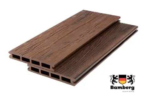 Террасная доска Bamberg Square Natural 3D 147х21х3000 Африканская бубинга